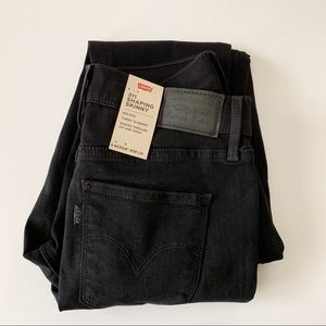 NWT Levi’s 311 Shaping Skinny Jeans Black Size 6